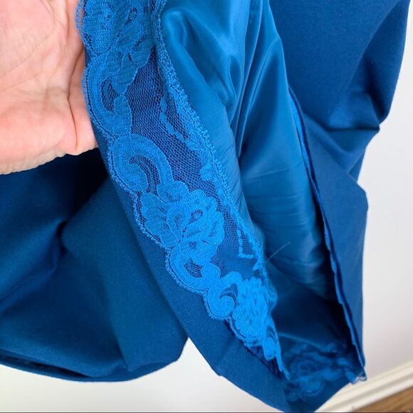 TRINA TURK Peacock Blue Shift Dress Keyhole Front - Picture 9 of 12